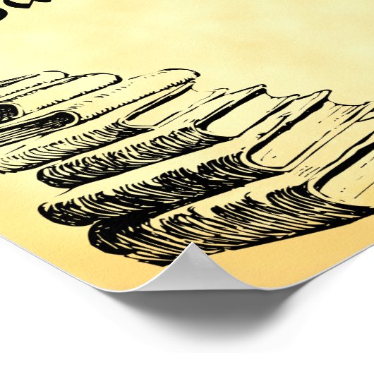 Aus der Bibliothek alter Bücher Custom 10x14 Poste Poster (Ecke)