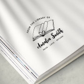 Aus der Bibliothek | Briefmarke des Niedlichen Her Permastempel