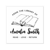 Aus der Bibliothek | Briefmarke des Niedlichen Her Permastempel (Design)