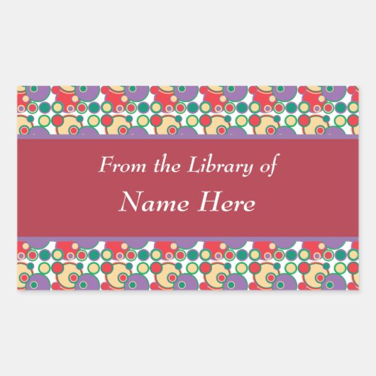 Aus der Bibliothek der Aufkleber für Abstrakte Kun (Vorderseite)