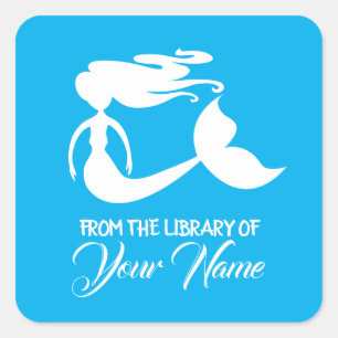 Aus der Bibliothek der Aufkleber für das Buchzeich