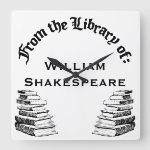 Aus der Bibliothek der benutzerdefinierten Wall-Uh Quadratische Wanduhr