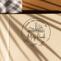 Aus der Bibliothek der Blätter Buchzeichen Buch