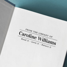 Aus der Bibliothek der Briefmarke für Buchzeichen-