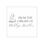 Aus der Bibliothek der Briefmarke für Holz Gummistempel (Prägung)