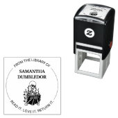 Aus der Bibliothek der Briefmarke Gotische Blume Permastempel (Beispiel)