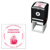 Aus der Bibliothek der Briefmarke Gotische Blume Permastempel (Beispiel)