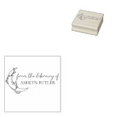 Aus der Bibliothek der Briefmarke Individuelle Nam Gummistempel (Stempel)