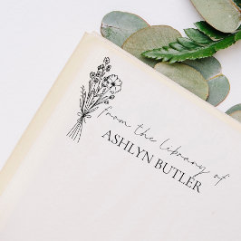 Aus der Bibliothek der Briefmarke Individuelle Nam Gummistempel