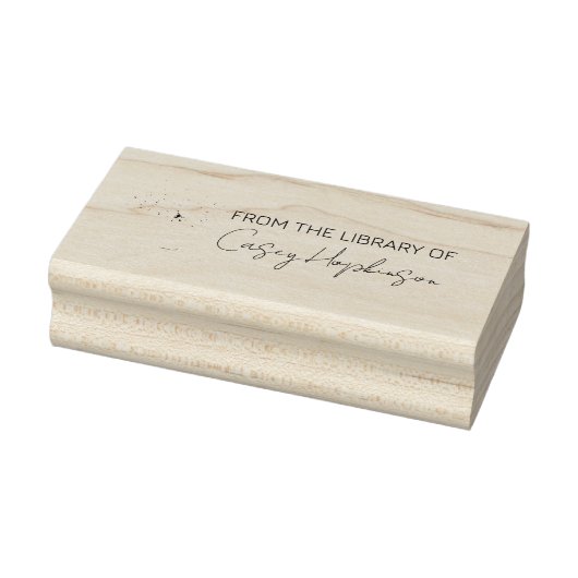 Aus der Bibliothek der Buchplatte moderne Briefmar Gummistempel (Stempel)