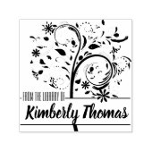 Aus der Bibliothek der Buchzeichen-Briefmarke - Ex Permastempel (Design)