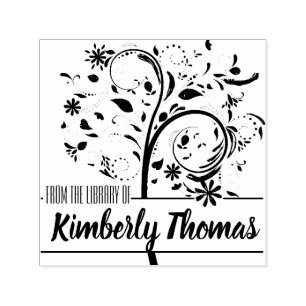 Aus der Bibliothek der Buchzeichen-Briefmarke - Ex Permastempel