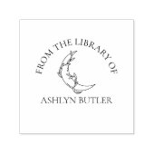 Aus der Bibliothek der Individuelle Name Kautschuk Permastempel (Design)