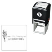 Aus der Bibliothek der Individuelle Name Kautschuk Permastempel (Beispiel)