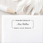 Aus der Bibliothek der Labels, Bibliothekskleber (Insitu)