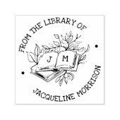 Aus der Bibliothek der rustikalen botanischen Buch Permastempel (Design)