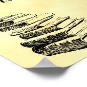 Aus der Bibliothek des benutzerdefinierten Posters Poster (Ecke)