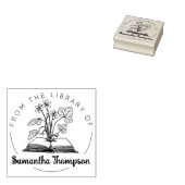 Aus der Bibliothek des botanischen Buches Gummistempel (Stempel)