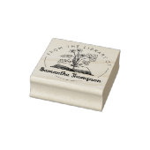 Aus der Bibliothek des botanischen Buches Gummistempel (Stempel)