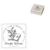 Aus der Bibliothek des botanischen Buches Gummistempel (Stempel)