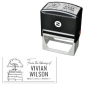 Aus der Bibliothek des Individuellen Namens Modern Permastempel (Beispiel)