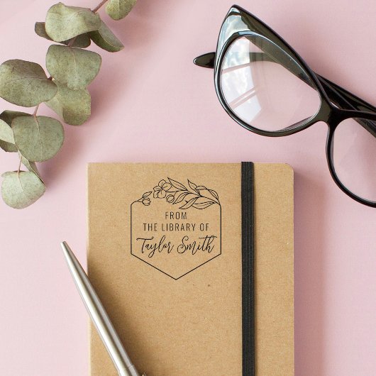 AUS DER BIBLIOTHEK DES Individuellen Namens Permastempel