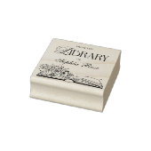 Aus der Bibliothek des modernen Personalisierten B Gummistempel (Stempel)