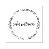 Aus der Bibliothek des Namens des benutzerdefinier Permastempel (Design)