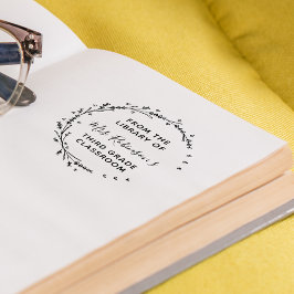 Aus der Bibliothek des Personalisierten Grünkranze Permastempel