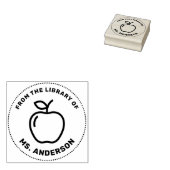 Aus der Bibliothek des Personalisierten Lehrers vo Gummistempel (Stempel)