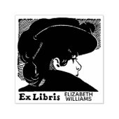 Aus der Bibliothek Ex Libris Buch Bilbliophile Permastempel (Design)