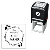 Aus der Bibliothek Ihren Namen hinzufügen Permastempel (Beispiel)