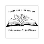 Aus der Bibliothek Ihres Namens Öffnen der Blume B Permastempel (Design)