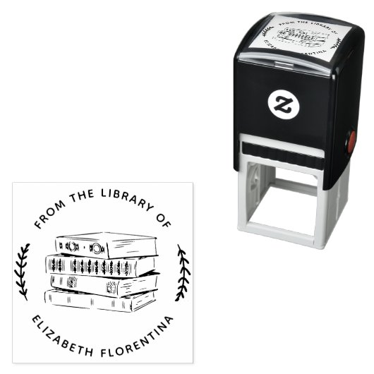 Aus der Bibliothek | Moderne Briefmarke Permastempel (Beispiel)