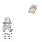 Aus der Bibliothek Niedlicher handgezeichneter Buc Gummistempel (Stempel)