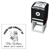 Aus der Bibliothek | Schmetterlinge im Buch, Lehre Permastempel (Beispiel)