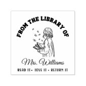 Aus der Bibliothek | Schmetterlinge im Buch, Lehre Permastempel (Design)