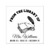 Aus der Bibliothek | Schreiben eines Vintagen Quil Permastempel (Design)