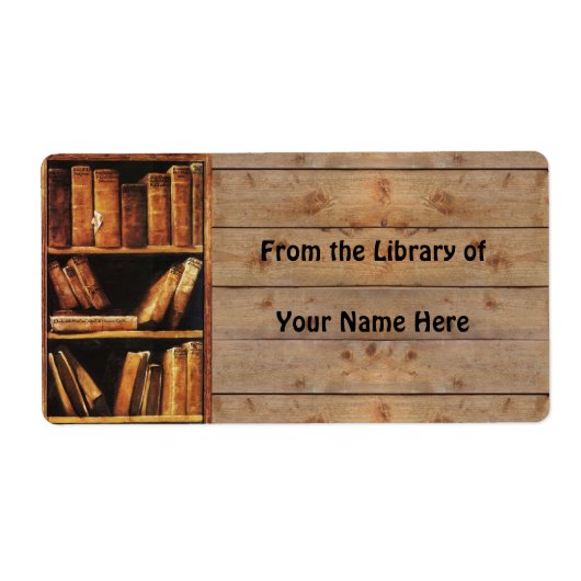 Aus der Bibliothek von (Ihr Name) (Vorne)