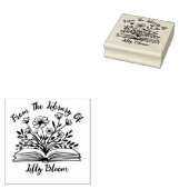 Aus der Bibliothek von - Personalisierter Name Gummistempel (Stempel)