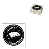 Aus der Bibliothek von - Personalisierter Name Gummistempel (Stempel)