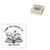 Aus der Bibliothek von - Personalisierter Name Gummistempel (Stempel)