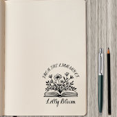 Aus der Bibliothek von - Personalisierter Name Gummistempel