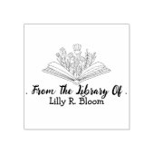 Aus der Bibliothek von - Personalisierter Name Gummistempel (Prägung)