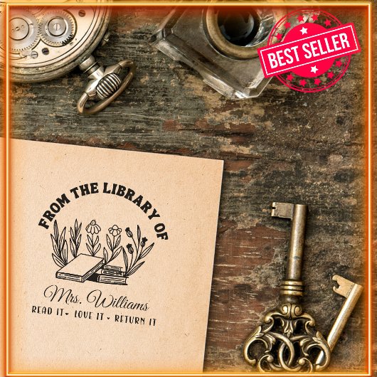 Aus der Bibliothek | Wilde Blume Lehrerbuch Permastempel