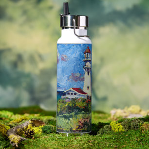 Aus der Dunkelheit der Wasserflasche gelassen Lich Trinkflasche