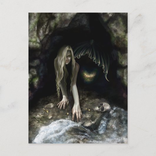 Aus der Dunkelheit Postkarte (Vorderseite)