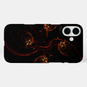 Aus der dunklen Abstrakten Kunst Case-Mate iPhone Hülle (Rückseite (Horizontal))