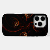 Aus der dunklen Abstrakten Kunst Case-Mate iPhone Hülle (Rückseite (Horizontal))