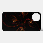 Aus der dunklen Abstrakten Kunst Case-Mate iPhone Hülle (Rückseite (Horizontal))